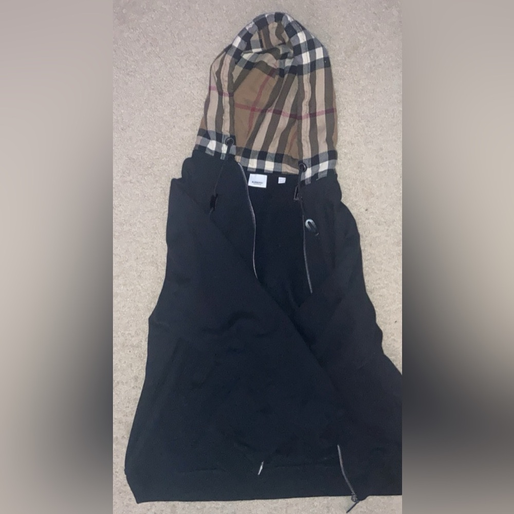 Burberry Jacket Men’s XXXL Plaid Hooded